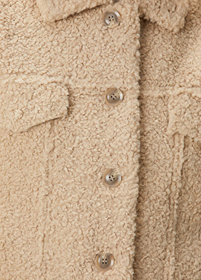 Beymen Club Oversize Beige Trucker Jacket - 6