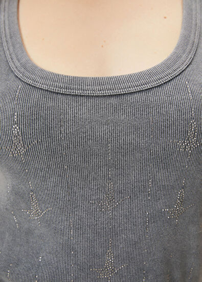 Beymen Club Gri Hotfix Logolu Atlet - 5