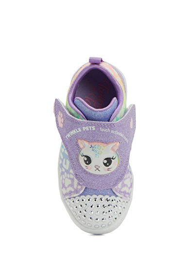 Skechers Twi Lites Twinkle Pets Çok Renkli Bebek Sneaker - 4