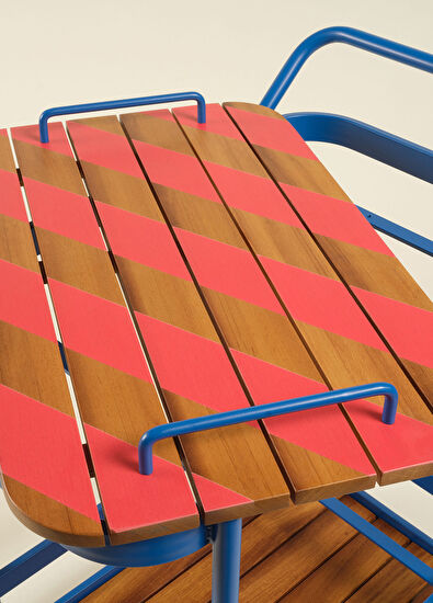 Zsa Zsa Zsu Como Lacivert Alüminyum Servis Arabası - 5