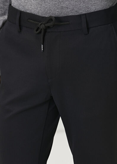 Beymen Club Black Waist Corded Diagonal Sports Trousers - 4