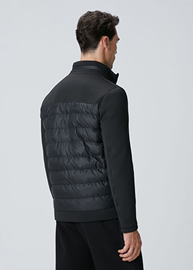 Network Siyah Scuba Garnili Kapitoneli Mont - 5