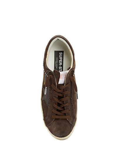 Golden Goose Superstar Brown Men's Leather Sneakers - 4