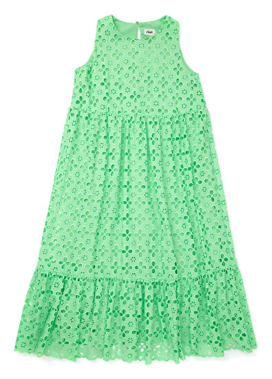 Beymen Club Yeşil Nakışlı Midi Elbise - 7