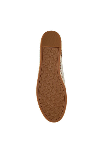 Cameryn Naturel Logo Detaylı Kadın Espadril - Görsel 6