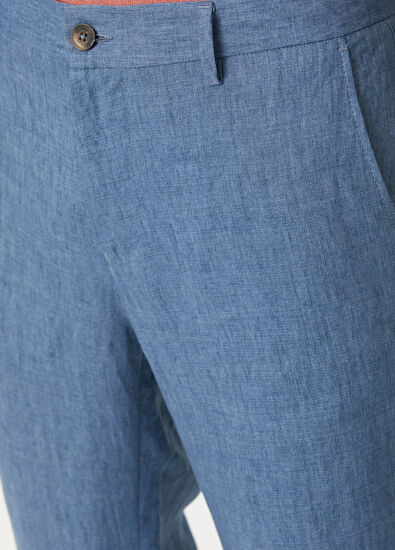 Beymen Club Blue Linen Pants - 4