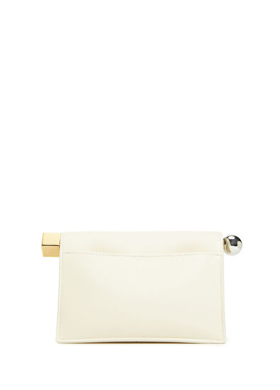 The Rond Carré Beyaz Kadın Deri El Portföyü - Görsel 5