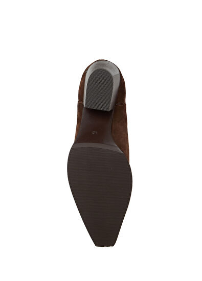 Beymen Club Kahverengi Kadın Süet Western Bot - 5