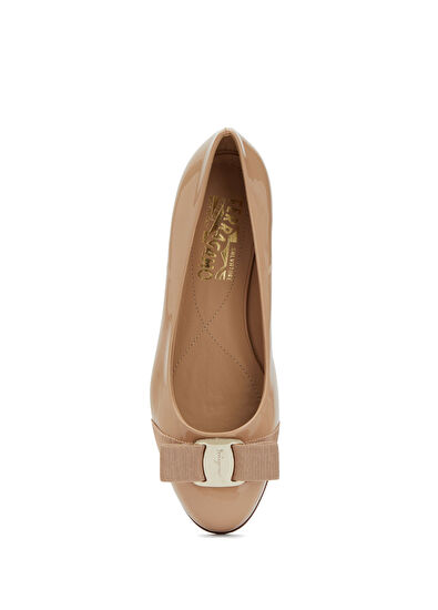 Ferragamo Varina Bej Deri Babet - 4
