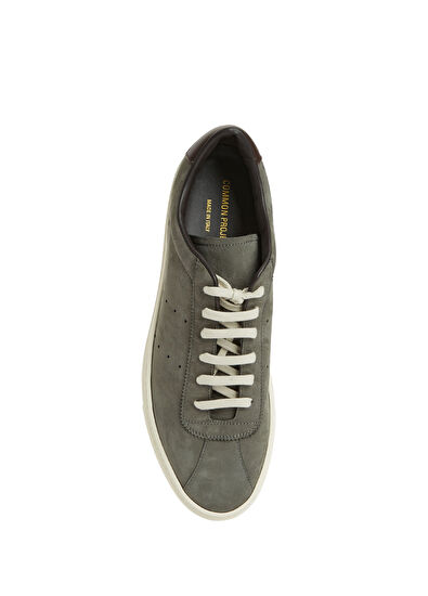 Common Projects Light Grey Men's Leather Sneakers - 4