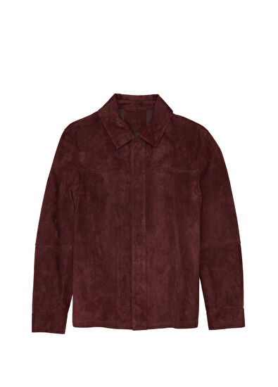 Beymen Club Plum Suede Shirt - 6