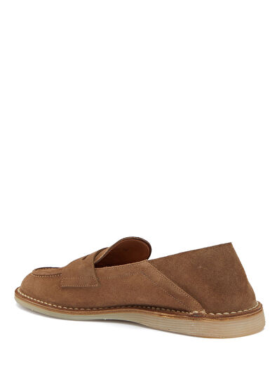 Dolce&Gabbana Taba Erkek Süet Loafer - 3