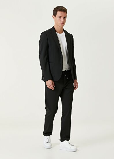 Beymen Club Slim Fit Siyah Diyagonal Dokulu Takım Elbise - 3