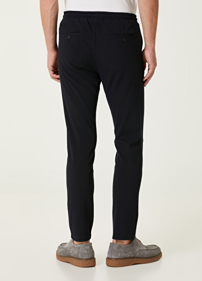 Beymen Club Dark Navy Ruffled Trousers - 3