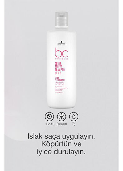 Bonacure BC Clean Color Protective Shampoo 1000 ml - 3