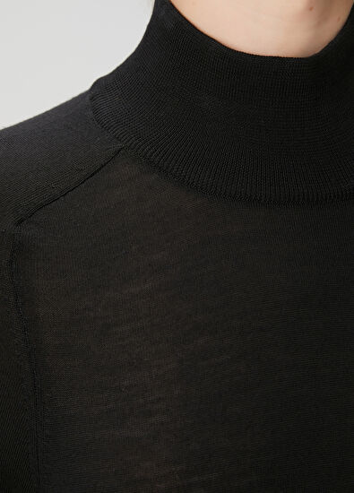 Beymen Club Black Basic Wool Sweater - 5