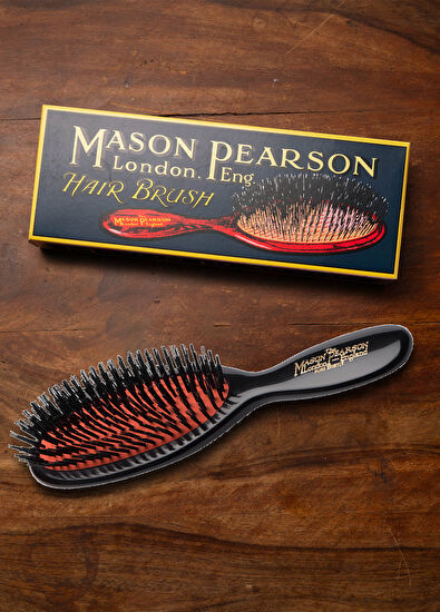 Mason Pearson Pocket Extra Boar Stiff Bristle EB4 Dark Saç Fırçası - 5