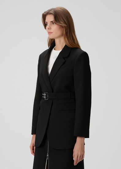 Ganni Siyah Blazer - 3