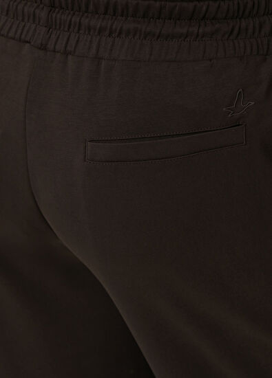 Beymen Club Koyu Kahverengi Beli Kordonlu Jogger Eşofman Altı - 5