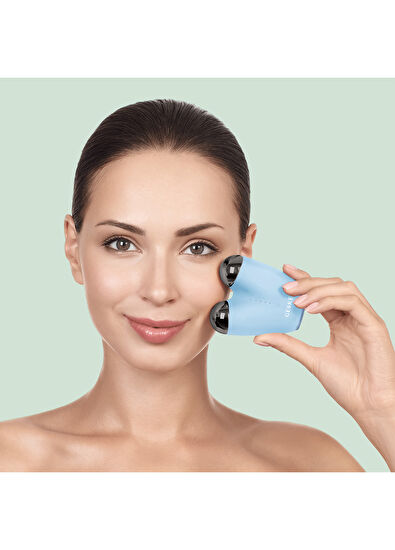 Geske MicroCurrent Face Lifter Blue Vibrating Microcurrent Anti-Aging Face And Body Tightening Device - 4