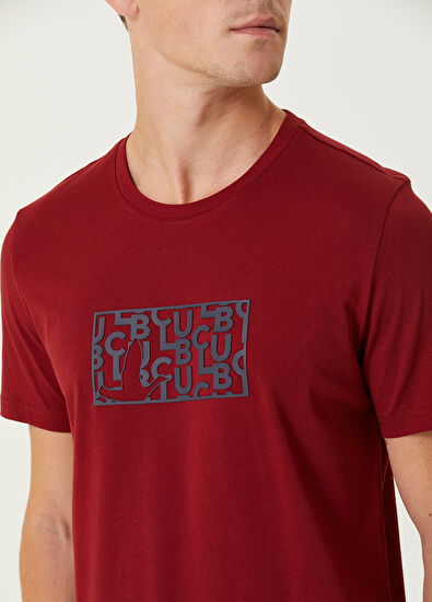 Beymen Club Bordo Baskılı T-shirt - 6