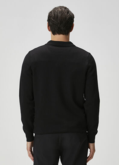 Beymen Club Siyah Polo Yaka Triko - 5