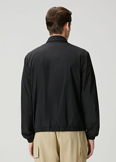 Siyah Kapüşonlu Mont - Görsel 5