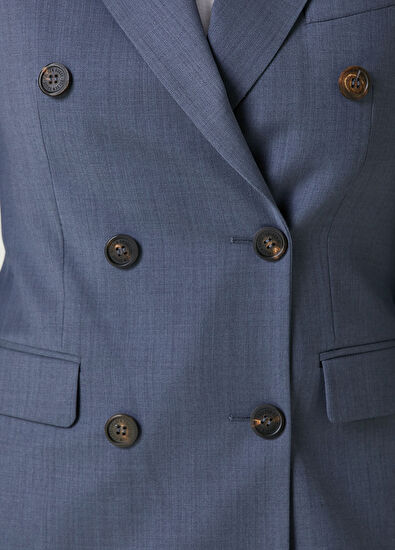 Golden Goose Koyu Gri Yün Blazer - 4