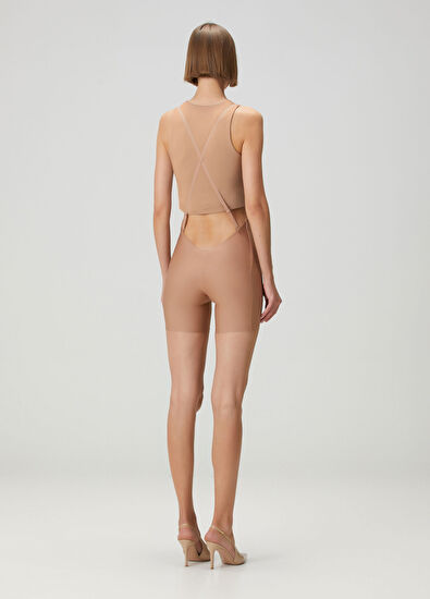 Açık Kahverengi Şort - Görsel 5