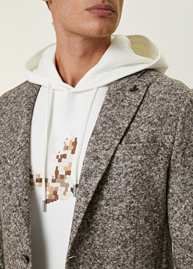 Beymen Club Kahverengi Kırçıllı Kalın Ceket - 9