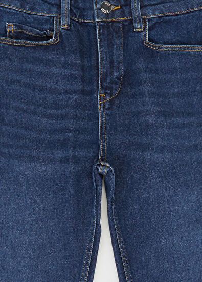 Beymen Club Slim Straight Fit Dark Blue Jeans - 5