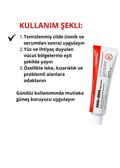 MEDIPEEL AHA BHA 28 Days Hyal Cream Face Cream with Acid Complex 30 ml - 5