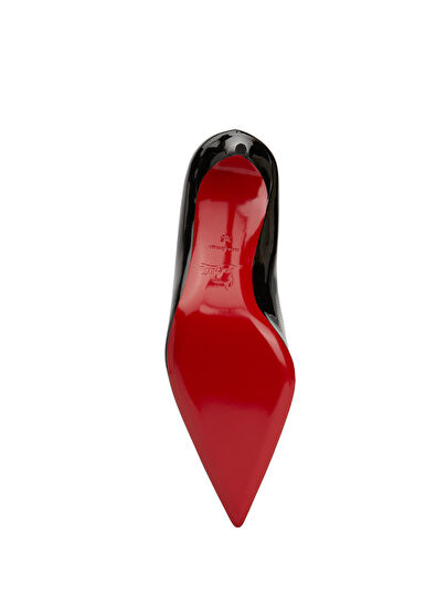 Kate Siyah Deri Stiletto - Görsel 7