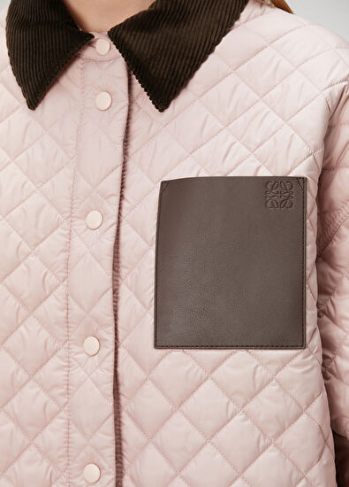 Loewe Pink Quilted Over Shirt - 5
