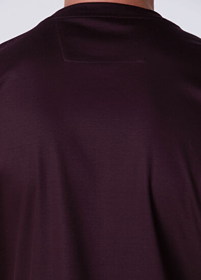 Beymen Club Regular Fit Plum Interlock Basic T-Shirt - 7