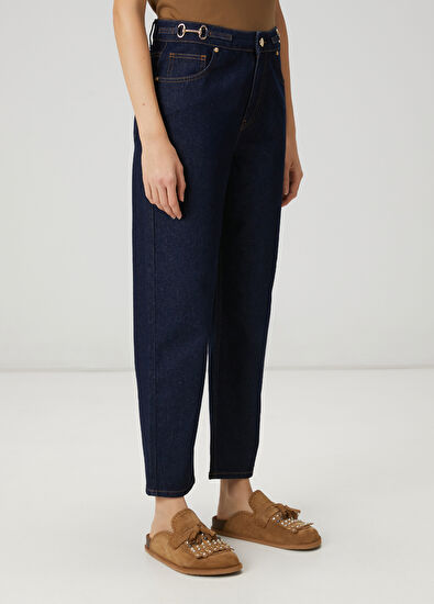 Beymen Club Mom Fit Indigo Jean Pantolon - 3