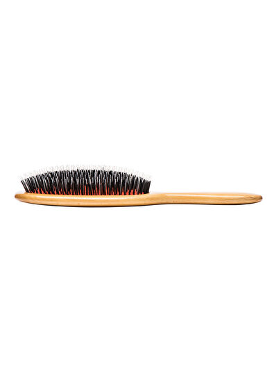 Mason Pearson Popular Bristle Nylon BN1W Wood Geniş Saç Fırçası - 5