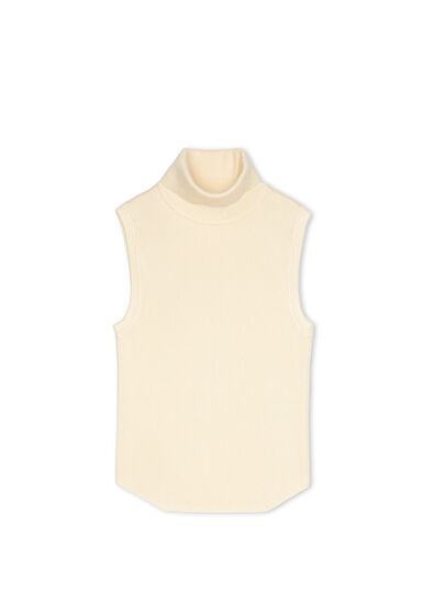 Beymen Club Off-White Sleeveless Basic Sweater - 7