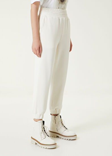 Beymen Club Beyaz Jogger Eşofman Altı - 3