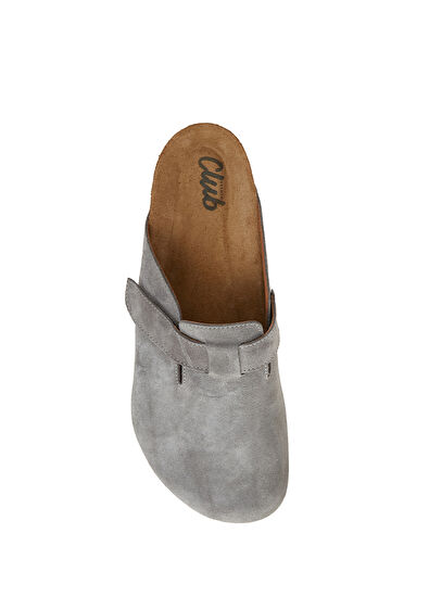 Beymen Club Gri Erkek Süet Terlik - 4