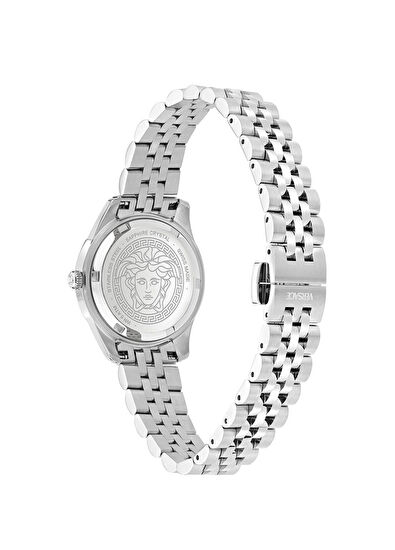 Versace VRSCVE9CA0124 Metalik Gri Kadın Kol Saati - 3