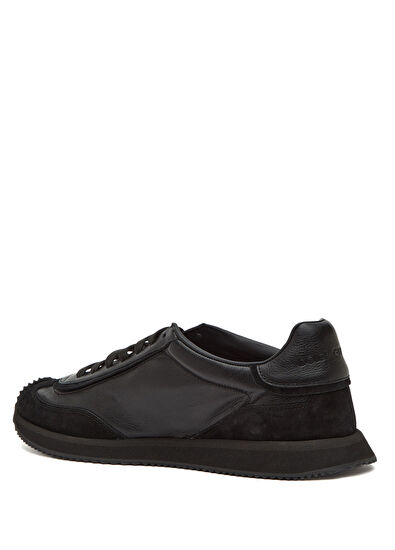 DG Cushion Siyah Erkek Deri Sneaker - Görsel 5