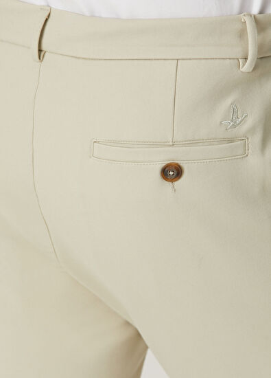 Beymen Club Bej Beli Kordonlu Chino Pantolon - 5