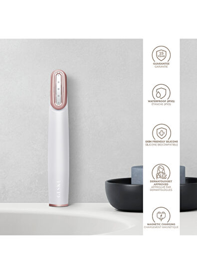 Geske Skin Firming Wand Starlight Kırmızı Led Terapili Titreşimli ve Döner Başlıklı Sıkılaştırıcı Yüz Bakım Cihazı - 7