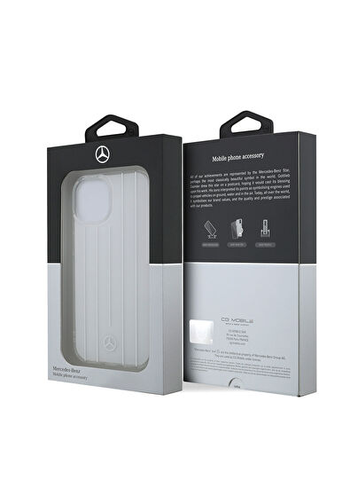 Mercedes New Urban 3 iPhone 15 Sert PC Paralel Çizgi Desenli Telefon Kılıfı - 7