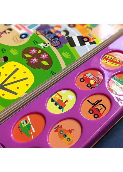 North Parade Publishing - Vehicles 12 Button Sound Book Yabancı Dil ...