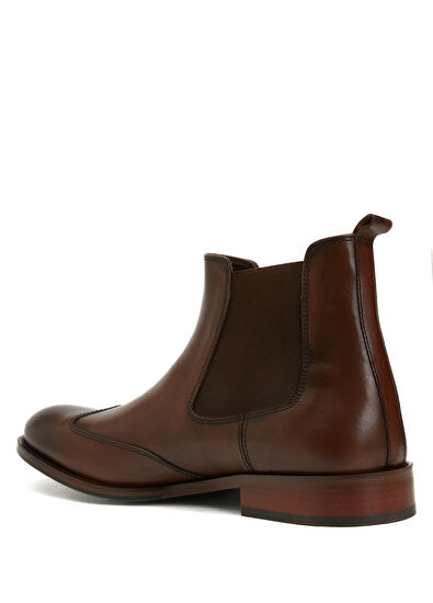 Beymen Club Brown Men's Leather Boots - 3