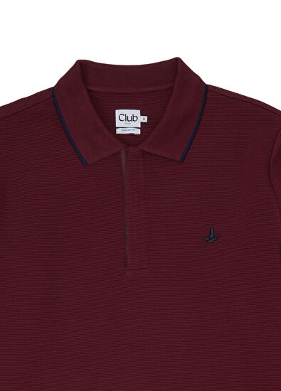 Beymen Club Comfort Fit Plum Polo Ottoman Sweatshirt - 7