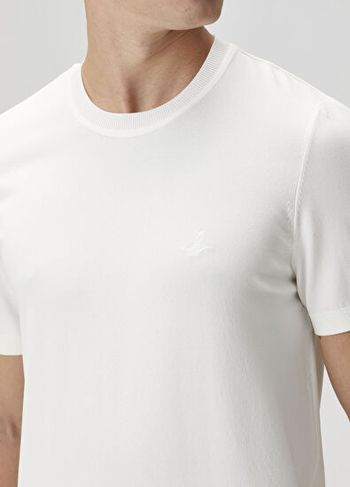 Beymen Club Beyaz Kısa Kollu Triko - 5