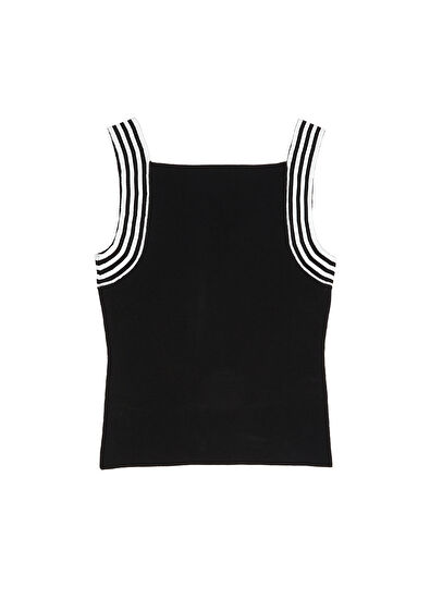 Beymen Club Siyah Beyaz Çizgi Detaylı Atlet - 7